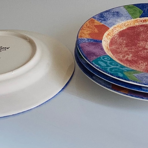 (4) Mix and Match by Sango “ Valerian.” Salad Plates - Picture 2 of 3